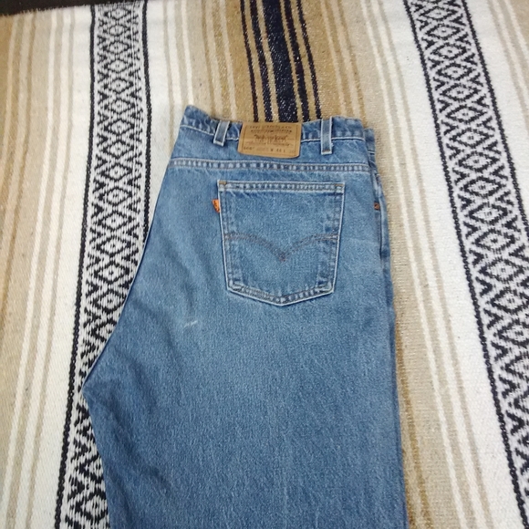 44/30 ORANGE TAB LEVI'S MENS VINTAGE STRAIGHT LEG - Picture 5 of 11